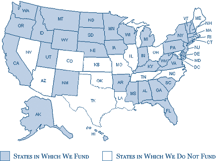 Eligible States Eligible States for Pre-Settlement Funding